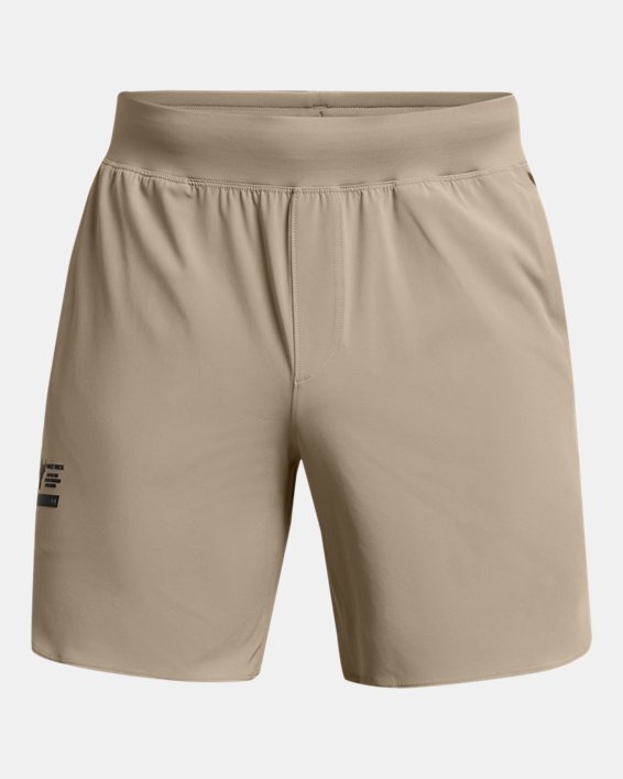 Men's Project Rock Unstoppable Shorts in Brown image number 5